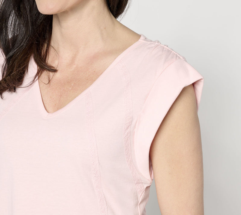 Me by Jennie Garth Carolina 100% Cotton Tee — View 14
