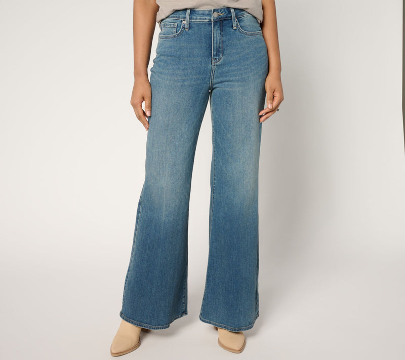 NYDJ Mia Palazzo Full-Length Jeans — View 7