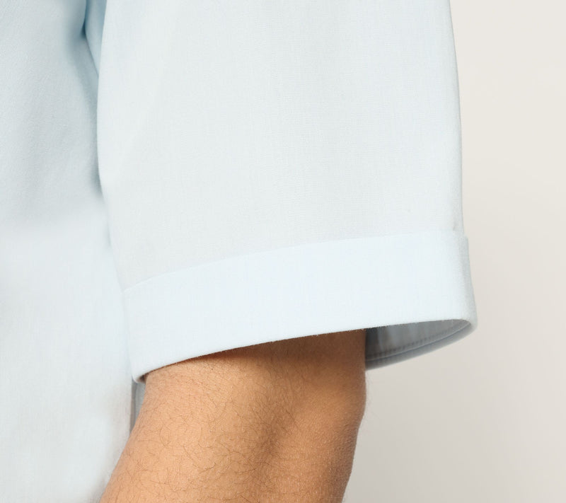 Women with Control Button Front Shirt with Knot Detail — View 14