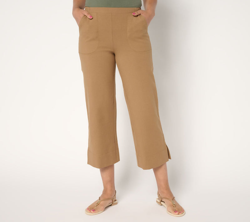 Women with Control Regular 86/14 Wide Leg Crop Pants — View 14