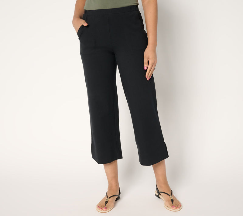 Women with Control Petite 86/14 Wide Leg Crop Pants — View 10