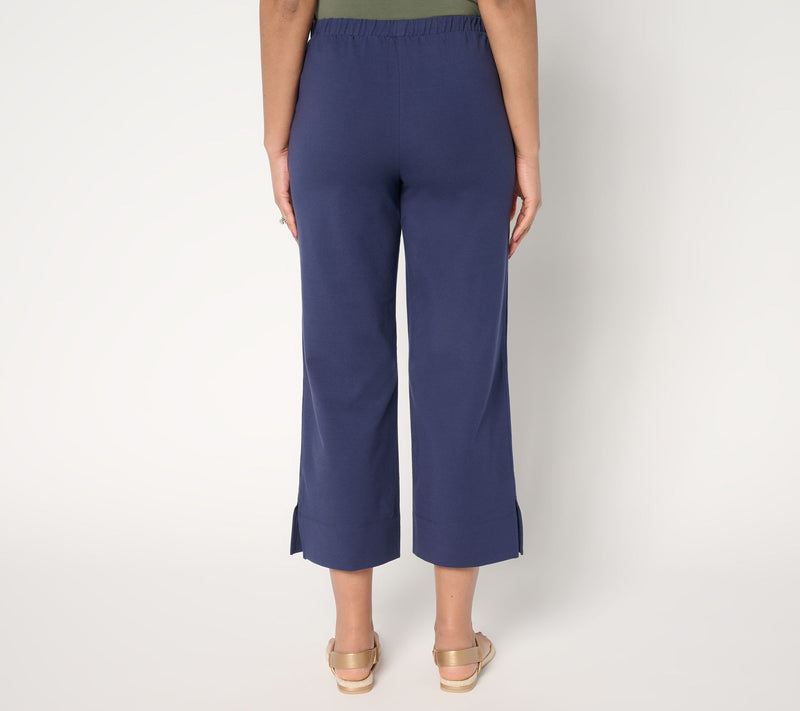 Women with Control Petite 86/14 Wide Leg Crop Pants — View 3