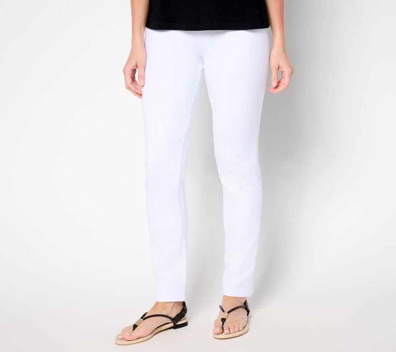 Women with Control Tummy Control 86/14 Regular Slim Leg Pants — View 6