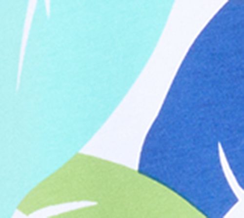 Denim & Co. Beach Jersey Regular Button Front Printed Tunic — View 4