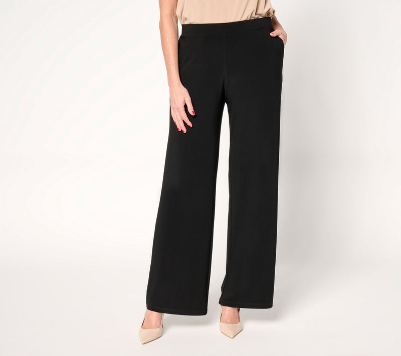 GRAVER Susan Graver Regular LK Luxe Wide Leg Pants — View 13