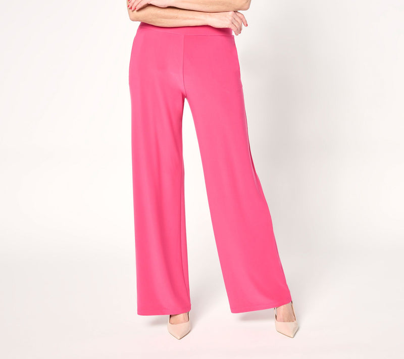 GRAVER Susan Graver Regular LK Luxe Wide Leg Pants — View 14