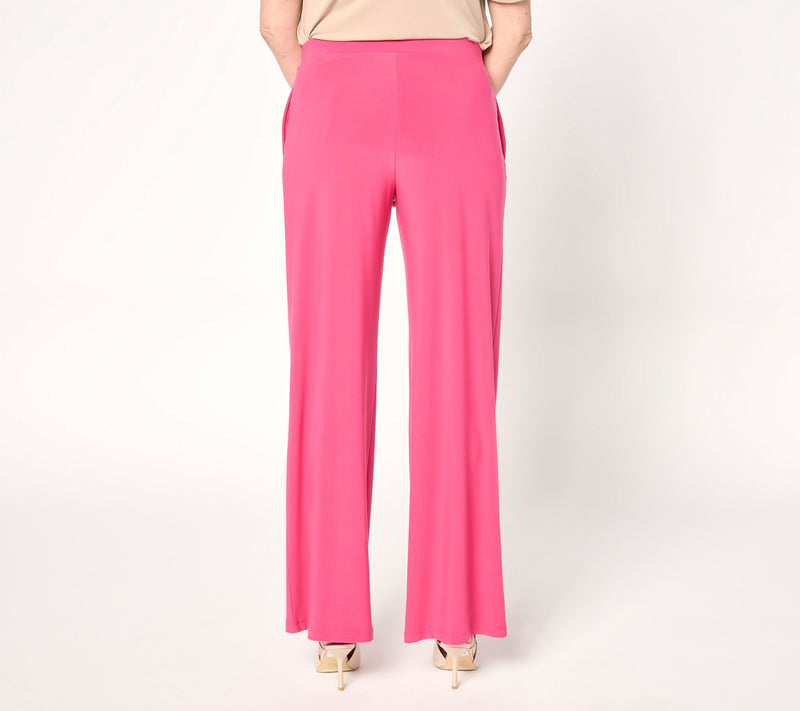 GRAVER Susan Graver Petite LK Luxe Wide Leg Pants — View 12