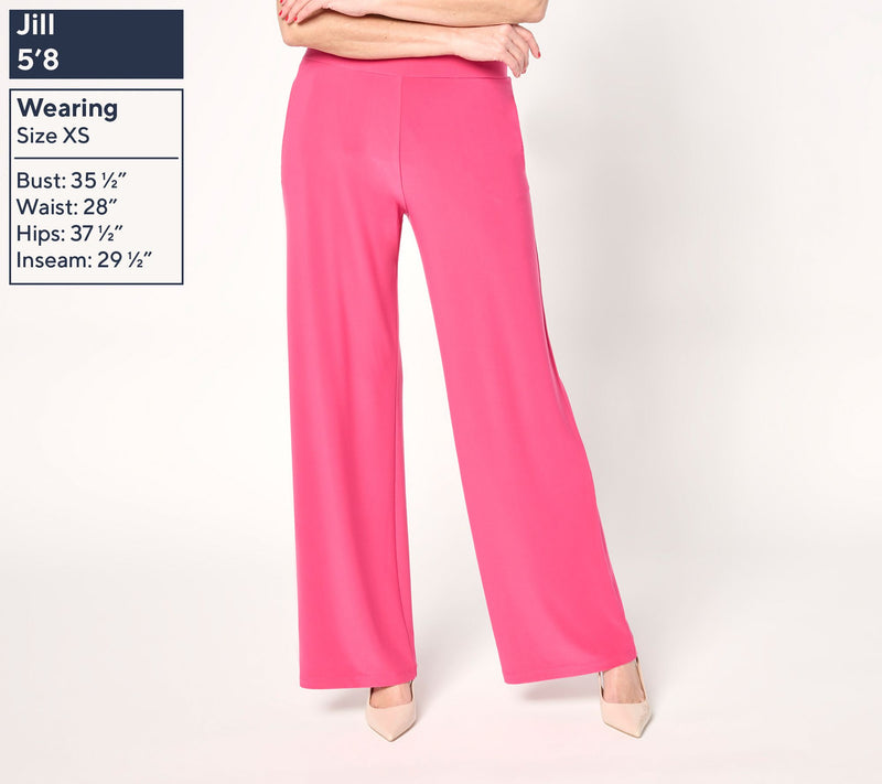 GRAVER Susan Graver Petite LK Luxe Wide Leg Pants — View 11