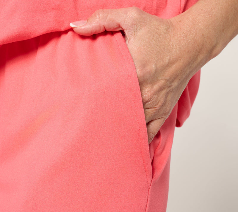 MUK LUKS Dream Cloud Button Front Short Sleeve Pajama Set — View 5