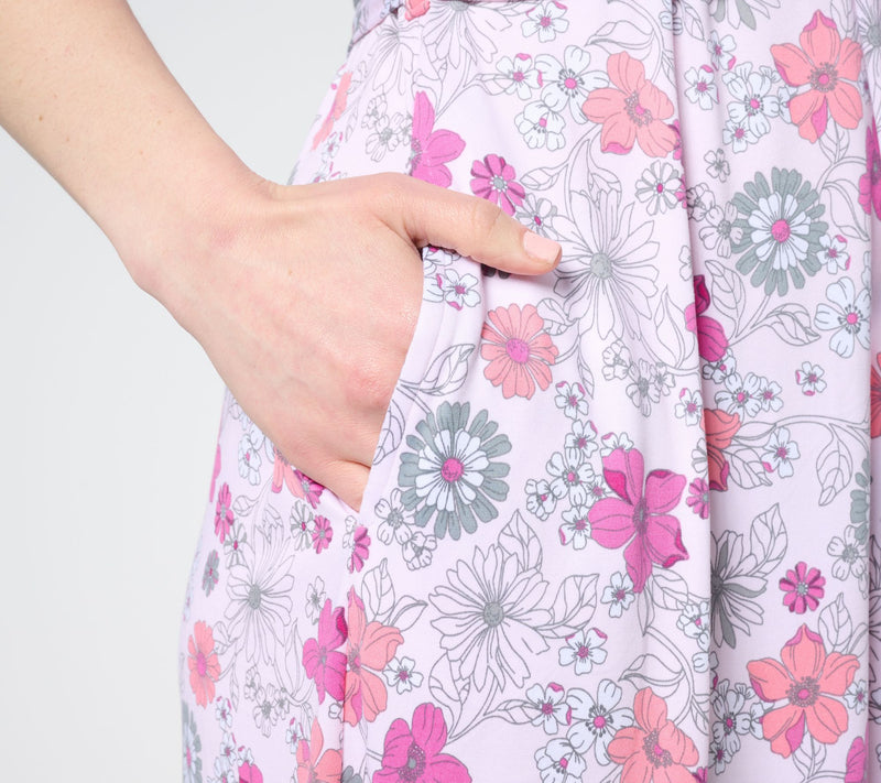 MUK LUKS Dream Cloud Ruffle Midi Dress — View 5