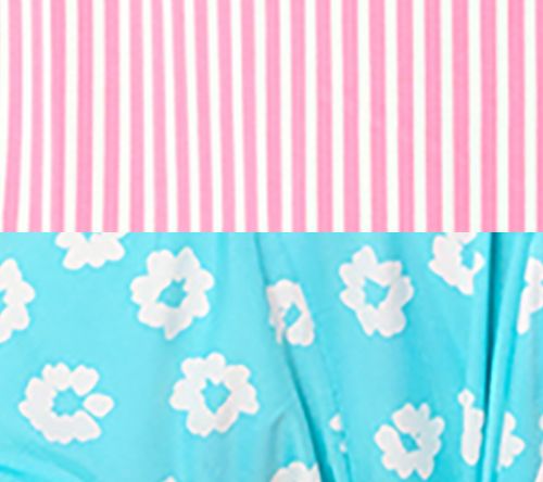 MUK LUKS Silky Knit Short Sleeve Chemise and Wrap — View 10