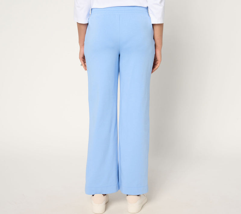 Sport Savvy Petite Full Length Pant with Front Piping Detail — View 12