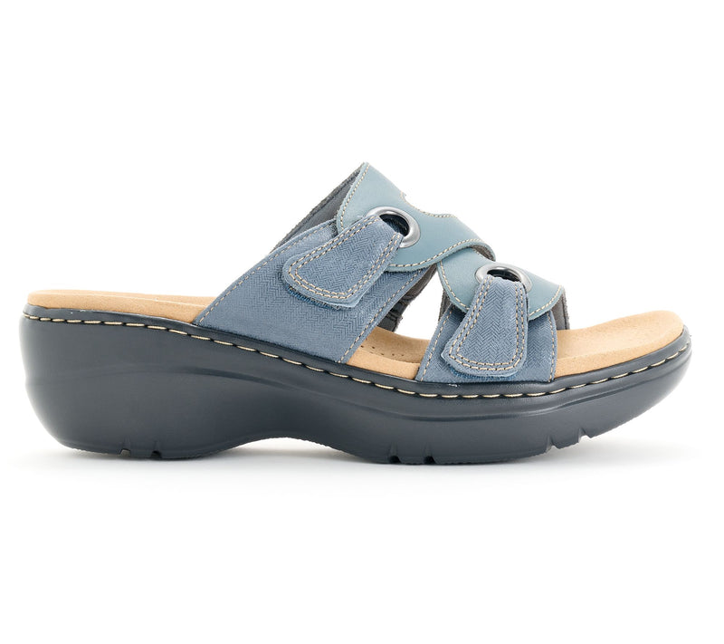 Clarks Collection Leather Slide-Sandals -Merliah2 Cove — View 12