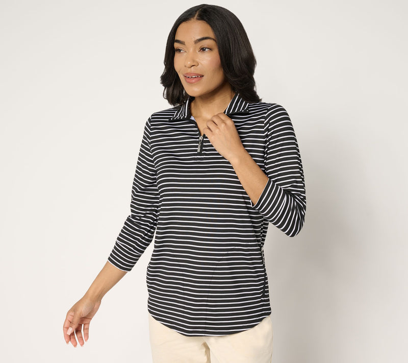Denim & Co. Active Cool to the Touch Jersey Pullover — View 7