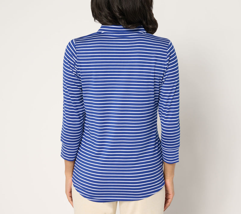 Denim & Co. Active Cool to the Touch Jersey Pullover — View 9