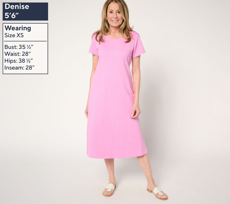 Denim & Co. Essentials Regular Perfect Jersey 2-Pack Dresses — View 11