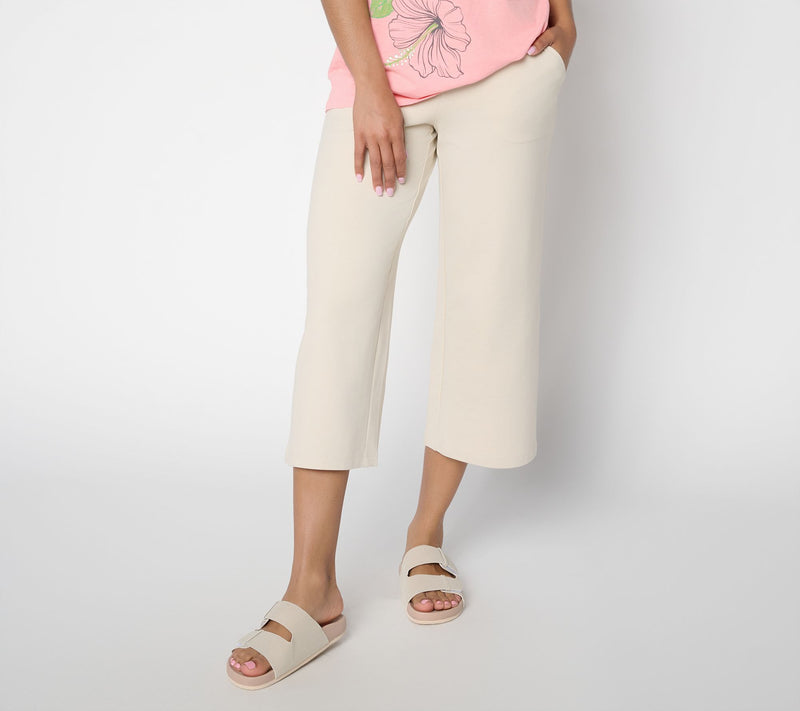 Denim & Co. Regular EasyWear French Terry Crop Pant — View 18