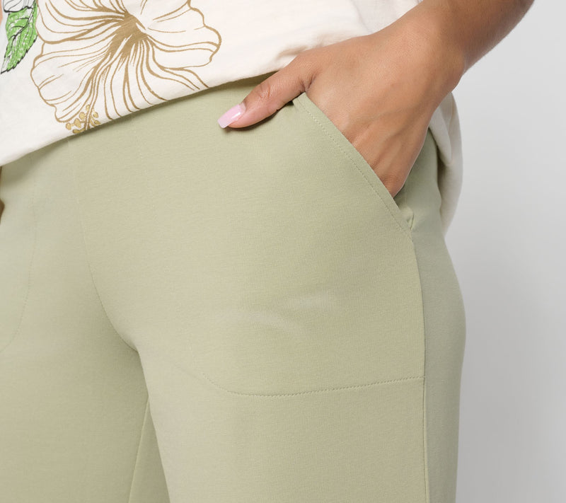 Denim & Co. Petite EasyWear French Terry Crop Pant — View 16