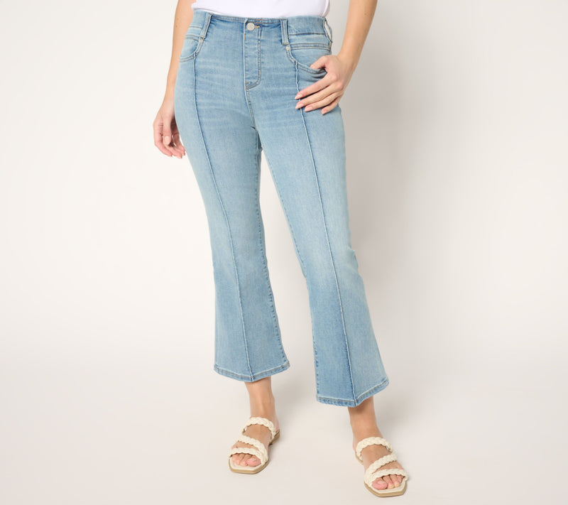 Liverpool Los Angeles Gia Crop Jean with Pintucks — View 10