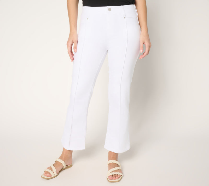 Liverpool Los Angeles Gia Crop Jean with Pintucks — View 11