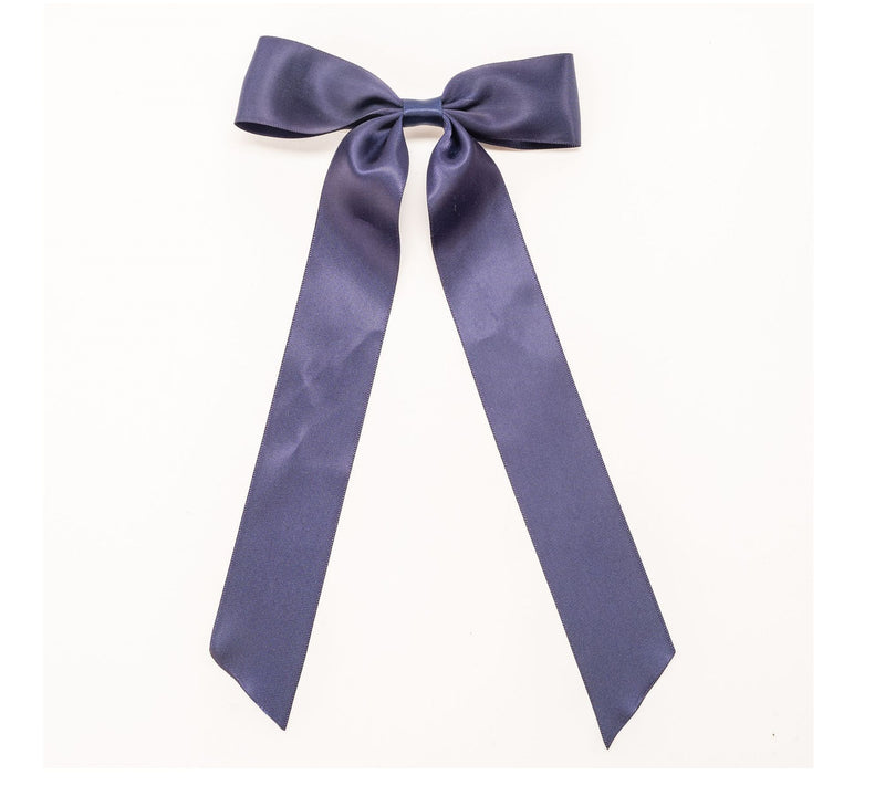 Violet & Brooks Sloane Satin Bow Barrette — View 12