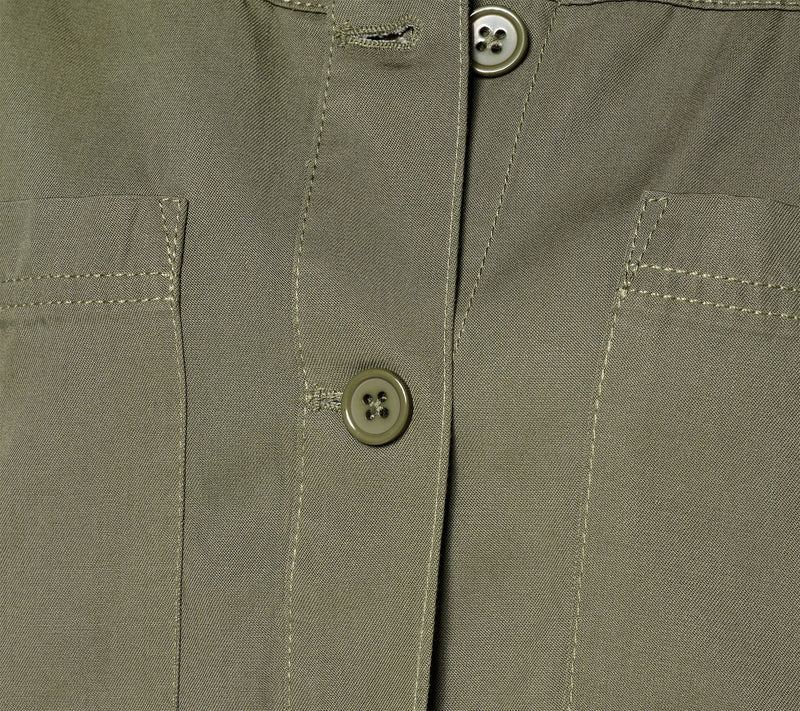 Martha Stewart Signature Utility Button-Front Shacket — View 11