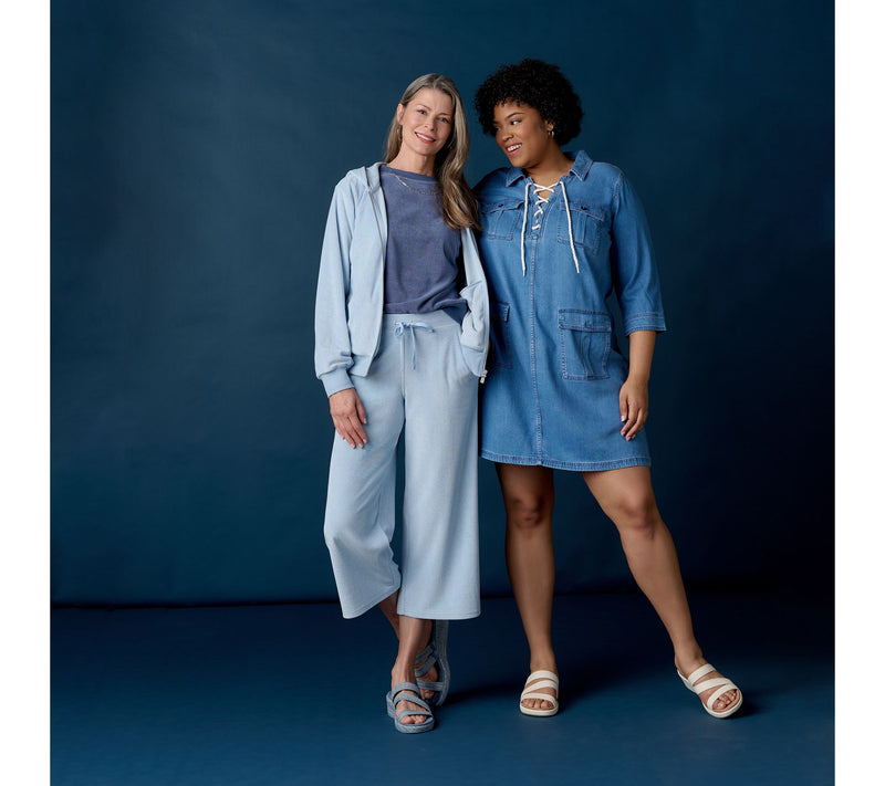 Martha Stewart Signature Knit Zip-Front Hoodie with Hood — View 13