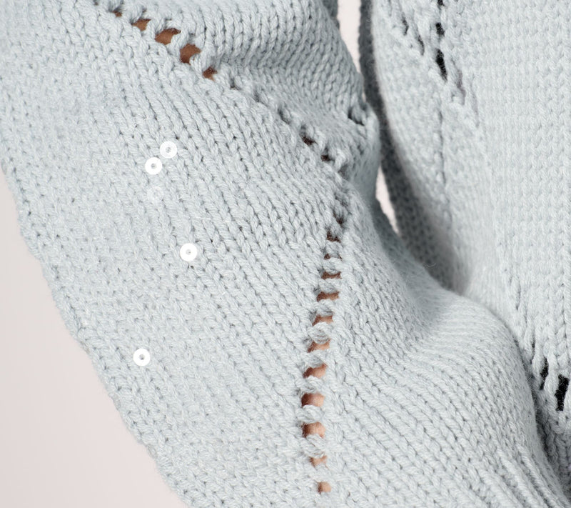 Martha Stewart Signature Diamond Stitch Button-Front Cardigan — View 6