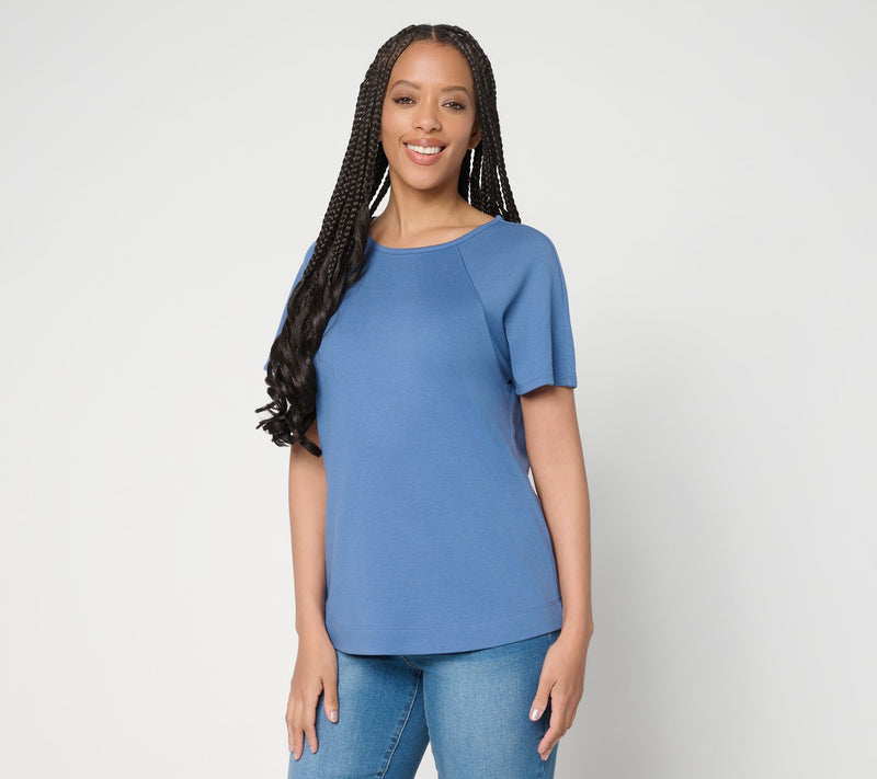 Martha Stewart Signature Essentials Modern T-Shirt w/ Seam Details — View 21