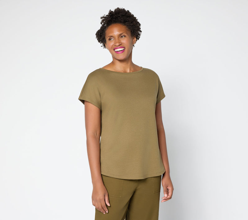 Martha Stewart Signature Essentials Dolman Sleeve T-Shirt — View 17