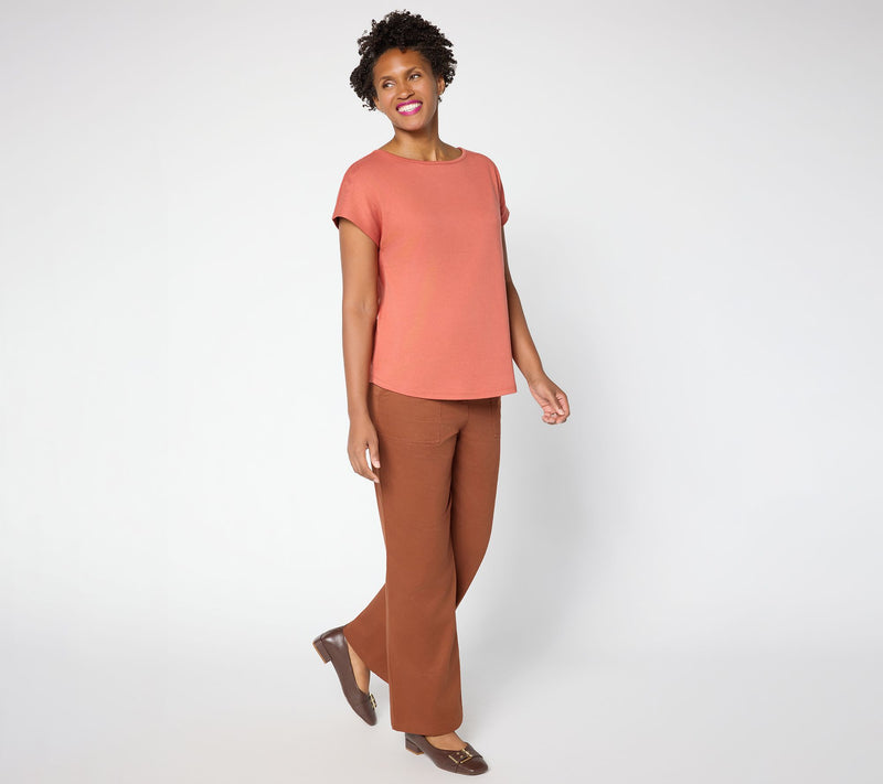 Martha Stewart Signature Essentials Dolman Sleeve T-Shirt — View 13
