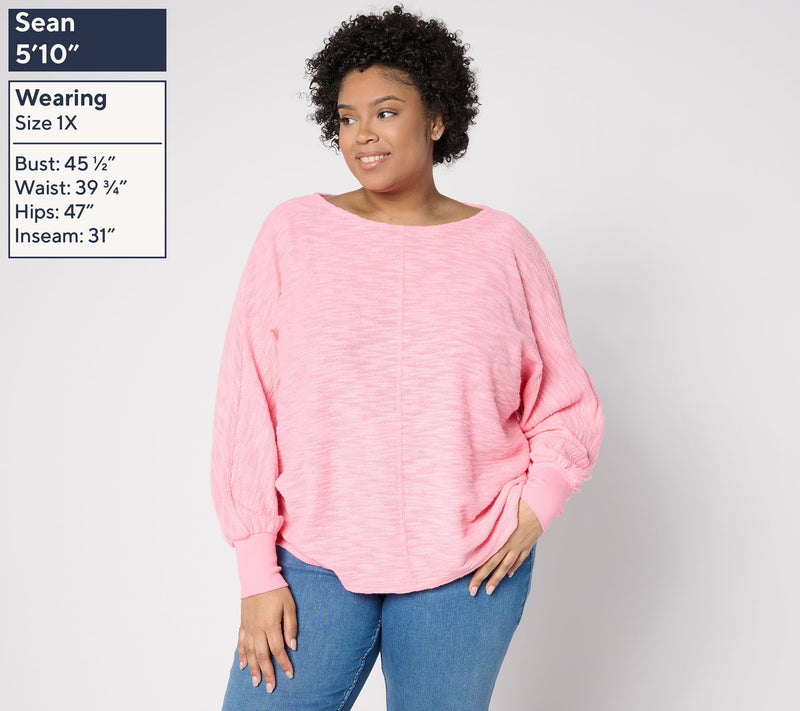Belle Beach by Kim Gravel Palm Beach Preppy Slouchy Top — View 2