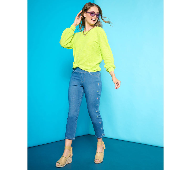 Belle Beach by Kim Gravel Palm Beach Preppy Slouchy Top — View 7