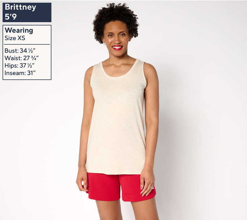 Belle by Kim Gravel Set of 2 Slub Knit Tanks — View 3