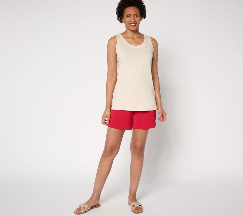 Belle by Kim Gravel Set of 2 Slub Knit Tanks — View 5