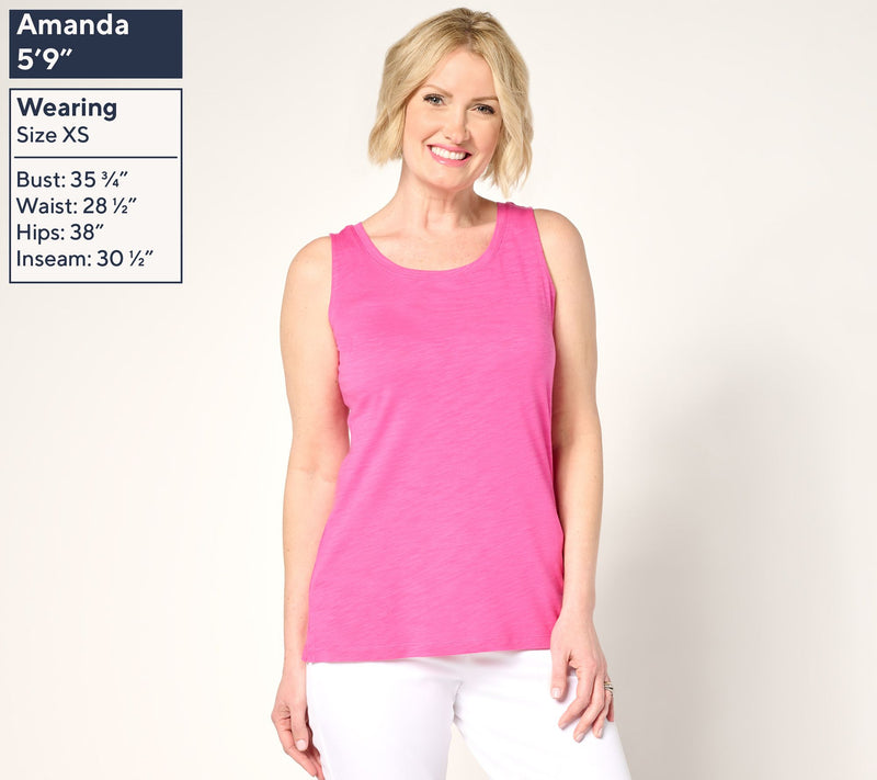 Belle Beach by Kim Gravel Beach Club Slub Knit Tank — View 3