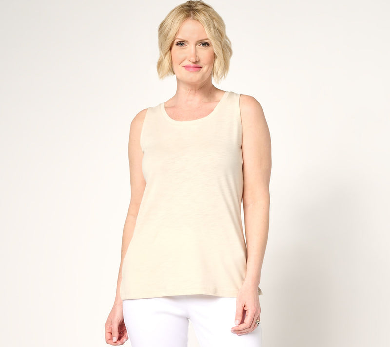 Belle Beach by Kim Gravel Beach Club Slub Knit Tank — View 18