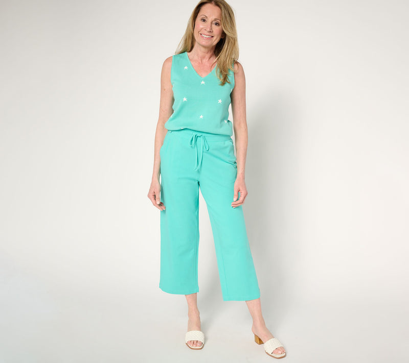 Belle by Kim Gravel Regular TripleLuxe Knit Cropped Pants — View 5