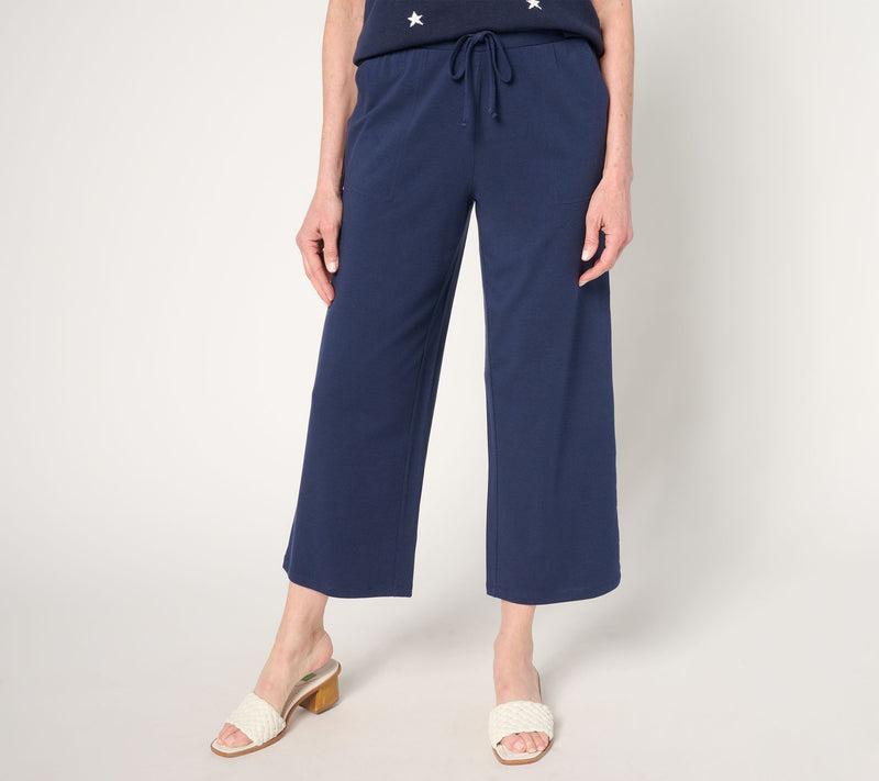 Belle by Kim Gravel Regular TripleLuxe Knit Cropped Pants — View 14
