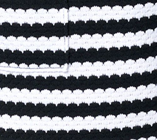 Belle by Kim Gravel Nautical Knit 5" Striped Shorts — View 10