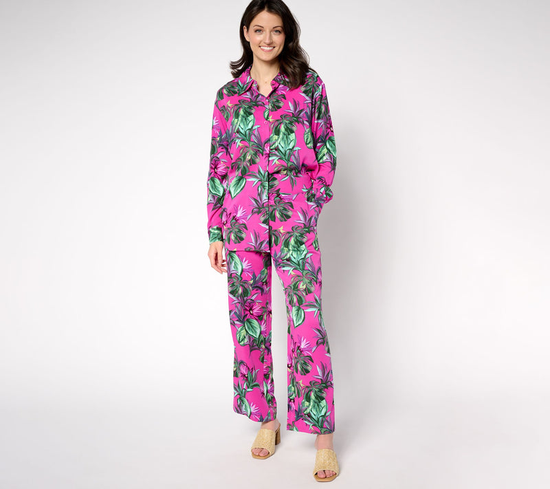 Brandis Dress Out Loud Duet Dressing Long Sleeve Printed Blouse — View 13