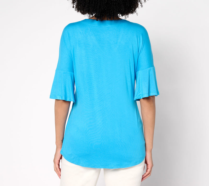 Brandis Dress Out Loud Flutter Sleeve Top — View 4