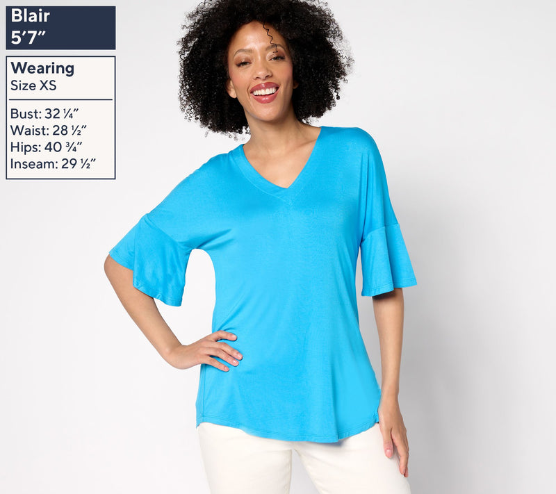 Brandis Dress Out Loud Flutter Sleeve Top — View 3