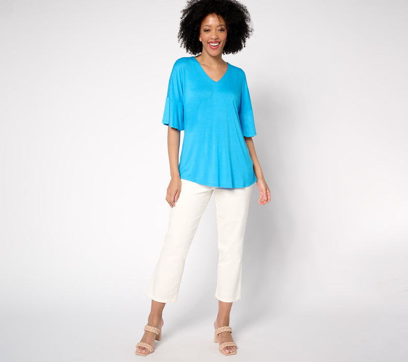 Brandis Dress Out Loud Flutter Sleeve Top — View 5