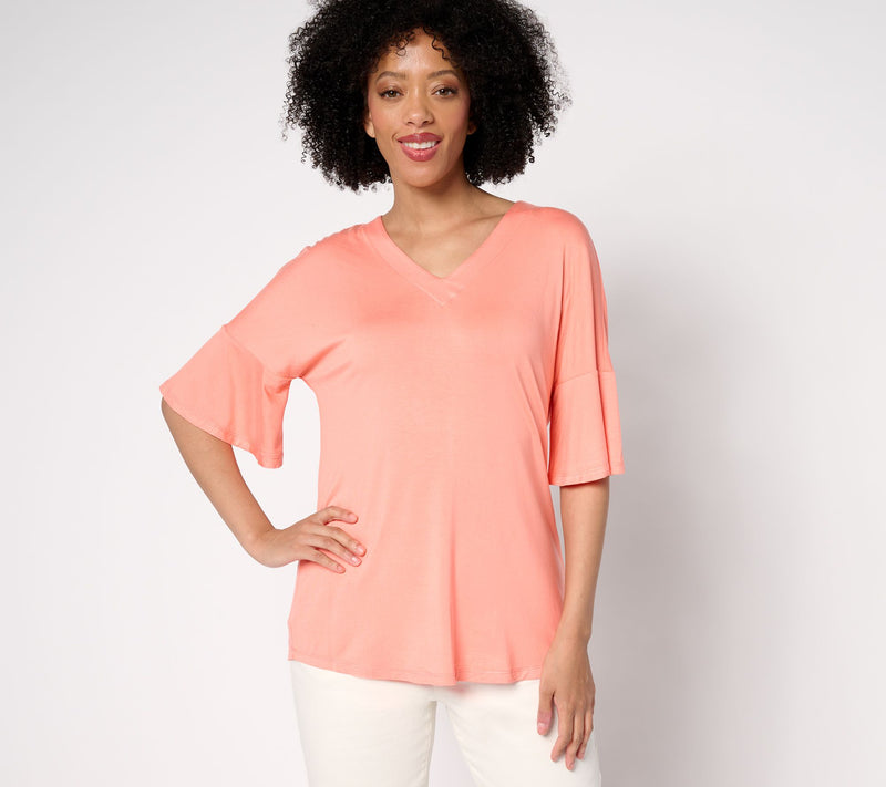Brandis Dress Out Loud Flutter Sleeve Top — View 11
