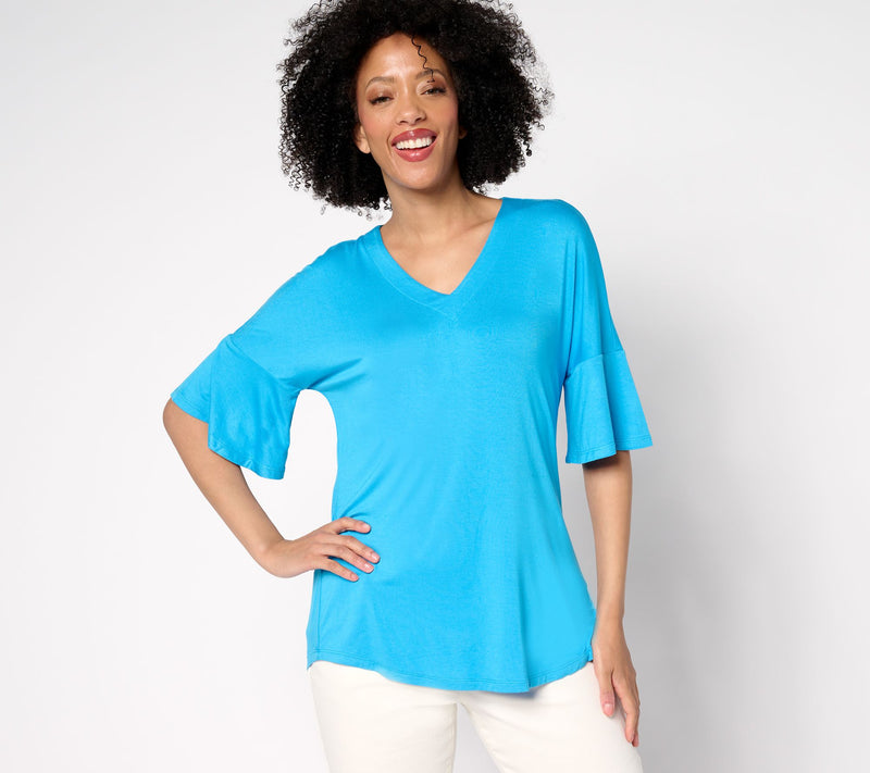 Brandis Dress Out Loud Flutter Sleeve Top — View 13