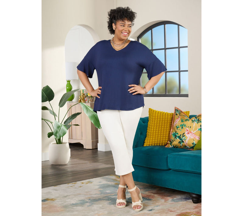 Brandis Dress Out Loud Flutter Sleeve Top — View 7