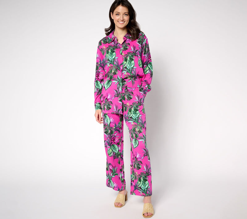 Brandis Dress Out Loud Regular Duet Dressing Print or Solid Pants — View 6
