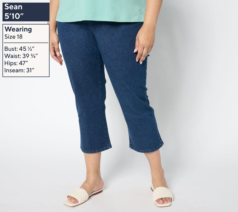 Brandis Dress Out Loud Regular De Novo Denim Cropped Jeans — View 4