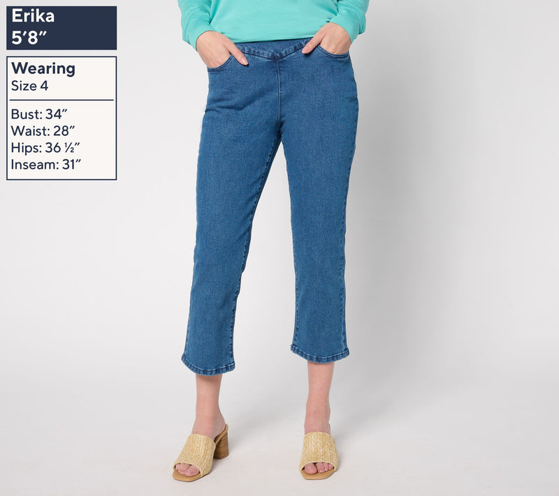 Brandis Dress Out Loud Regular De Novo Denim Cropped Jeans — View 5